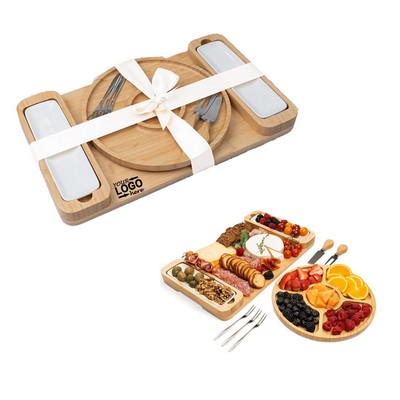Charcuterie Bamboo Board Serving Tray