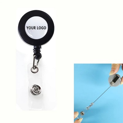 Retractable Round Badge Reel